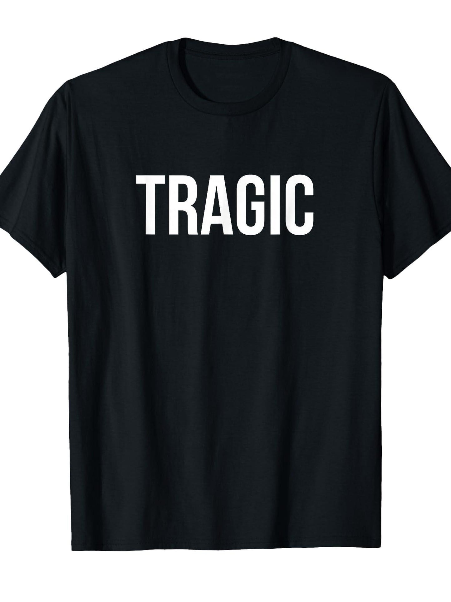 Tragic T-shirt Tragic Kingdom 220gsm Cotton Round Neck Short Sleeve Casual Henley Shirt Men T-shirt