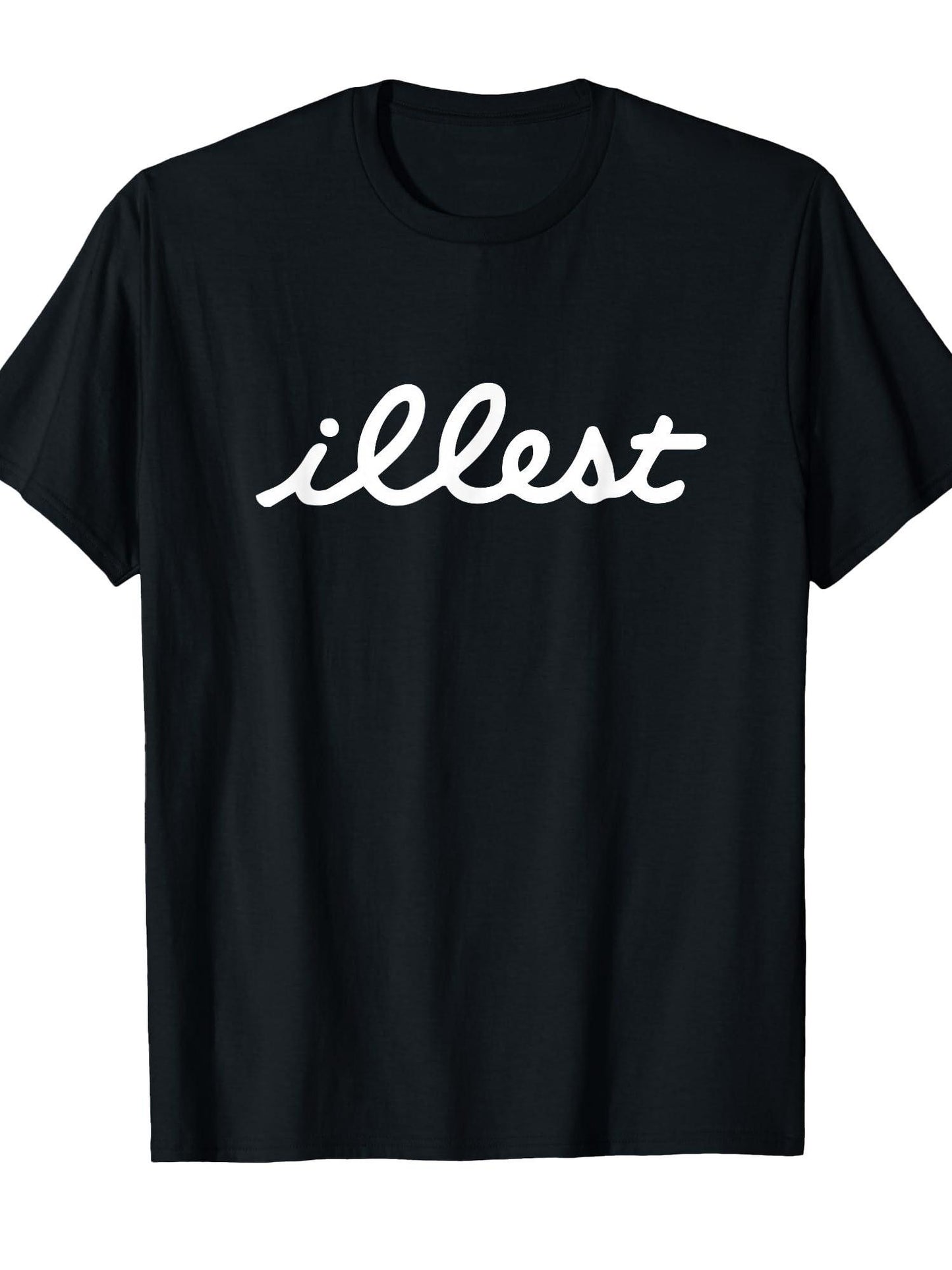Illest T-shirt Tragic Kingdom 220gsm Cotton Round Neck Short Sleeve Casual Henley Shirt Men T-shirt
