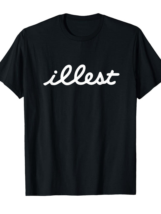 Illest T-shirt Tragic Kingdom 220gsm Cotton Round Neck Short Sleeve Casual Henley Shirt Men T-shirt