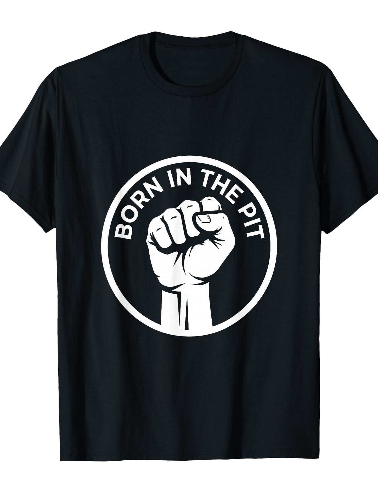 Born In The Pit Metal Band Graphic Design T-shirt Tragic Kingdom 220gsm Cotton Round Neck Short Sleeve Casual Henley Shirt Men T-shirt
