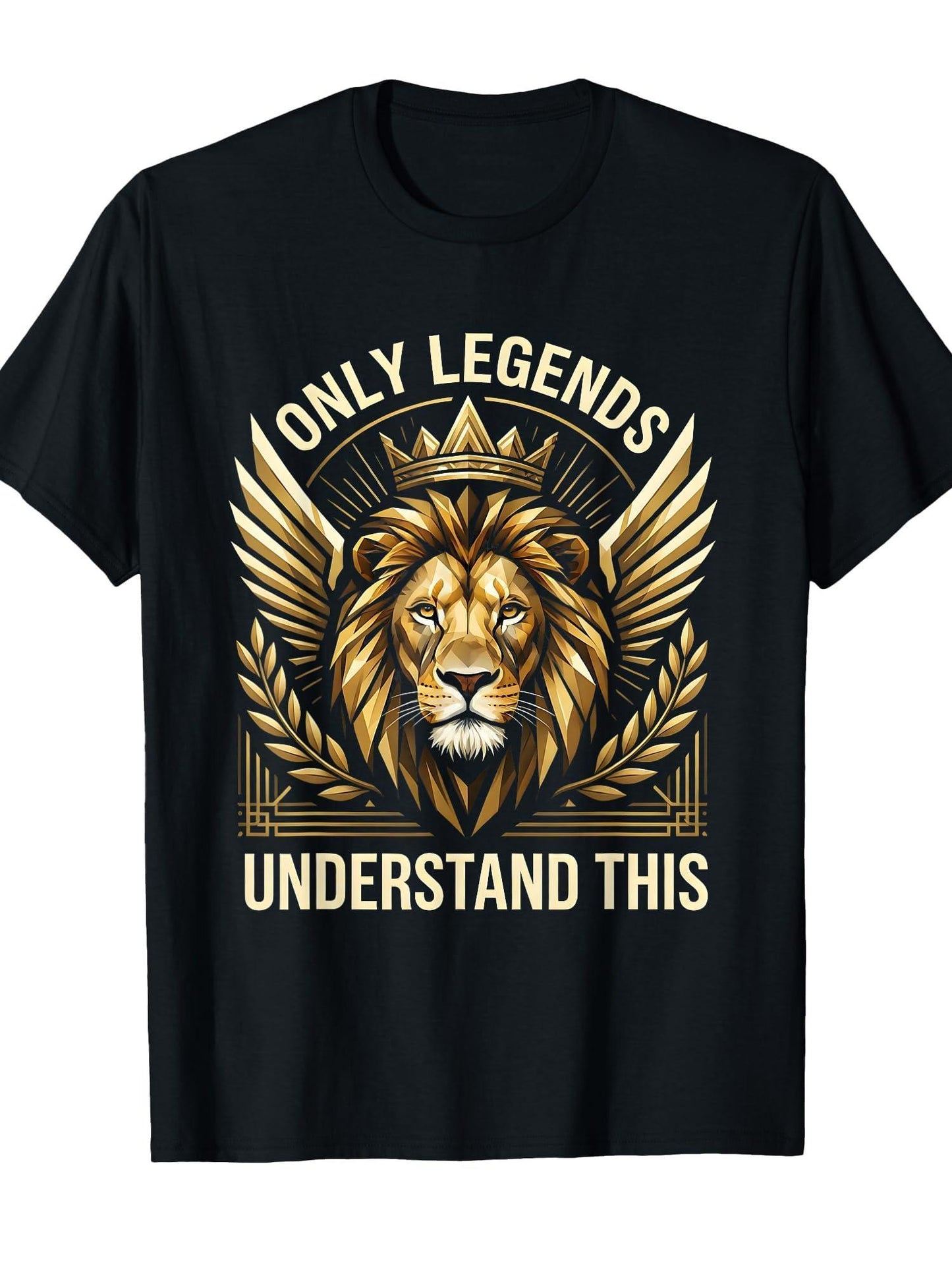 Only Legends Understand This Bold Mens Design T-shirt Tragic Kingdom 220gsm Cotton Round Neck Short Sleeve Casual Henley Shirt Men T-shirt