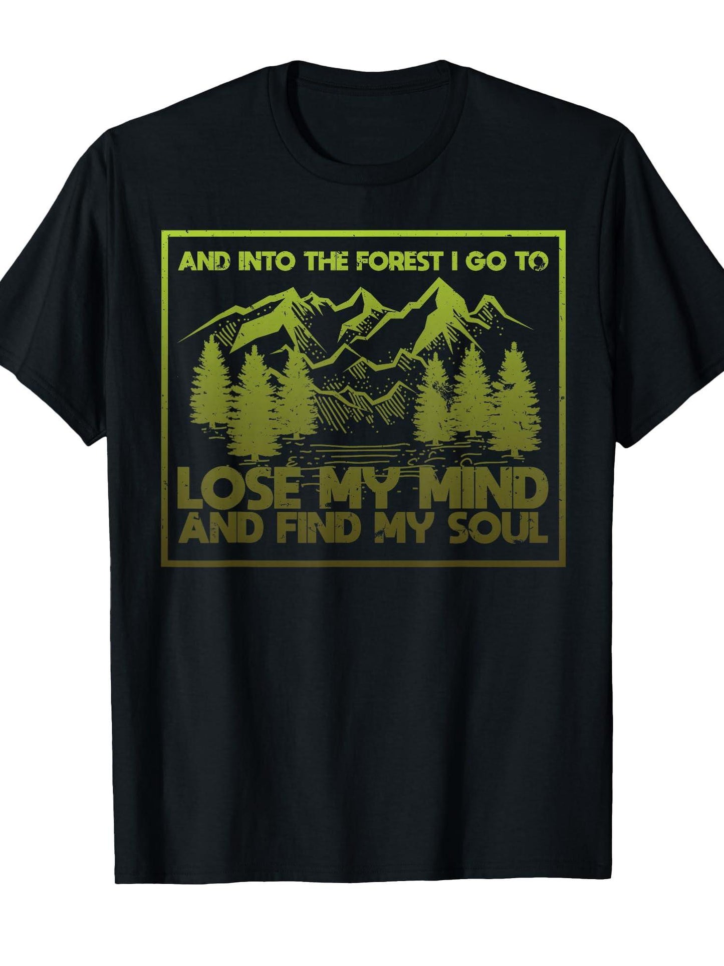 And Into The Forest I Go Lose My Mind T-shirt May The Forest Be With You 220gsm Cotton Round Neck Short Sleeve Casual Henley Shirt Men T-shirt