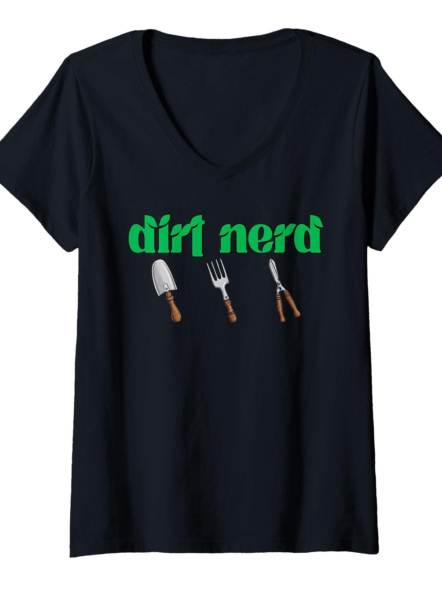Women's Dirt Nerd Funny Gardening Lover Garden Tools Gardener T-shirt Dirt Nerd 220gsm Cotton Round Neck Short Sleeve Casual Henley Shirt Men T-shirt