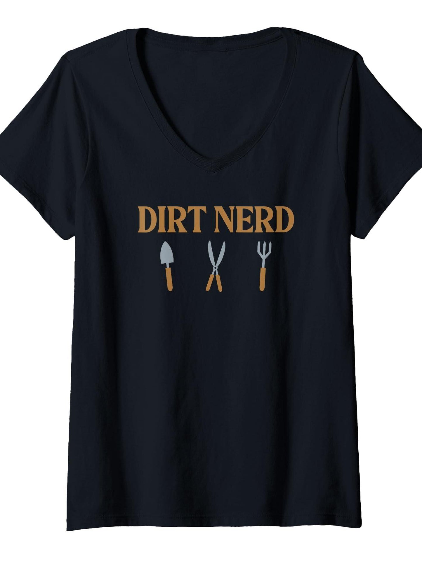Women's Dirt Nerd Gardening Lover Gardening Plant Lover Garden Tools T-shirt Dirt Nerd 220gsm Cotton Round Neck Short Sleeve Casual Henley Shirt Men T-shirt