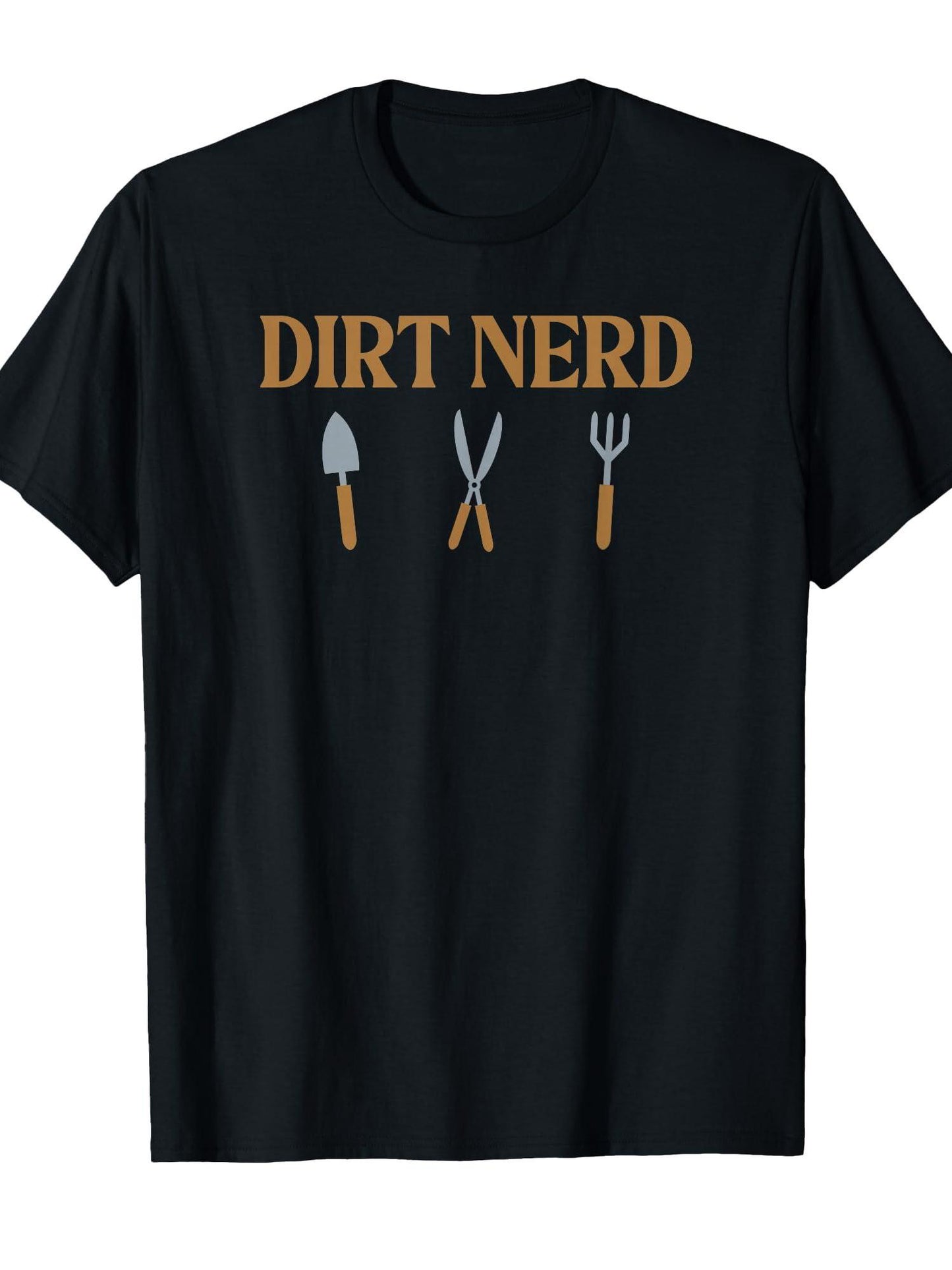 Dirt Nerd Gardening Lover Gardening Plant Lover Garden Tools T-shirt Dirt Nerd 220gsm Cotton Round Neck Short Sleeve Casual Henley Shirt Men T-shirt