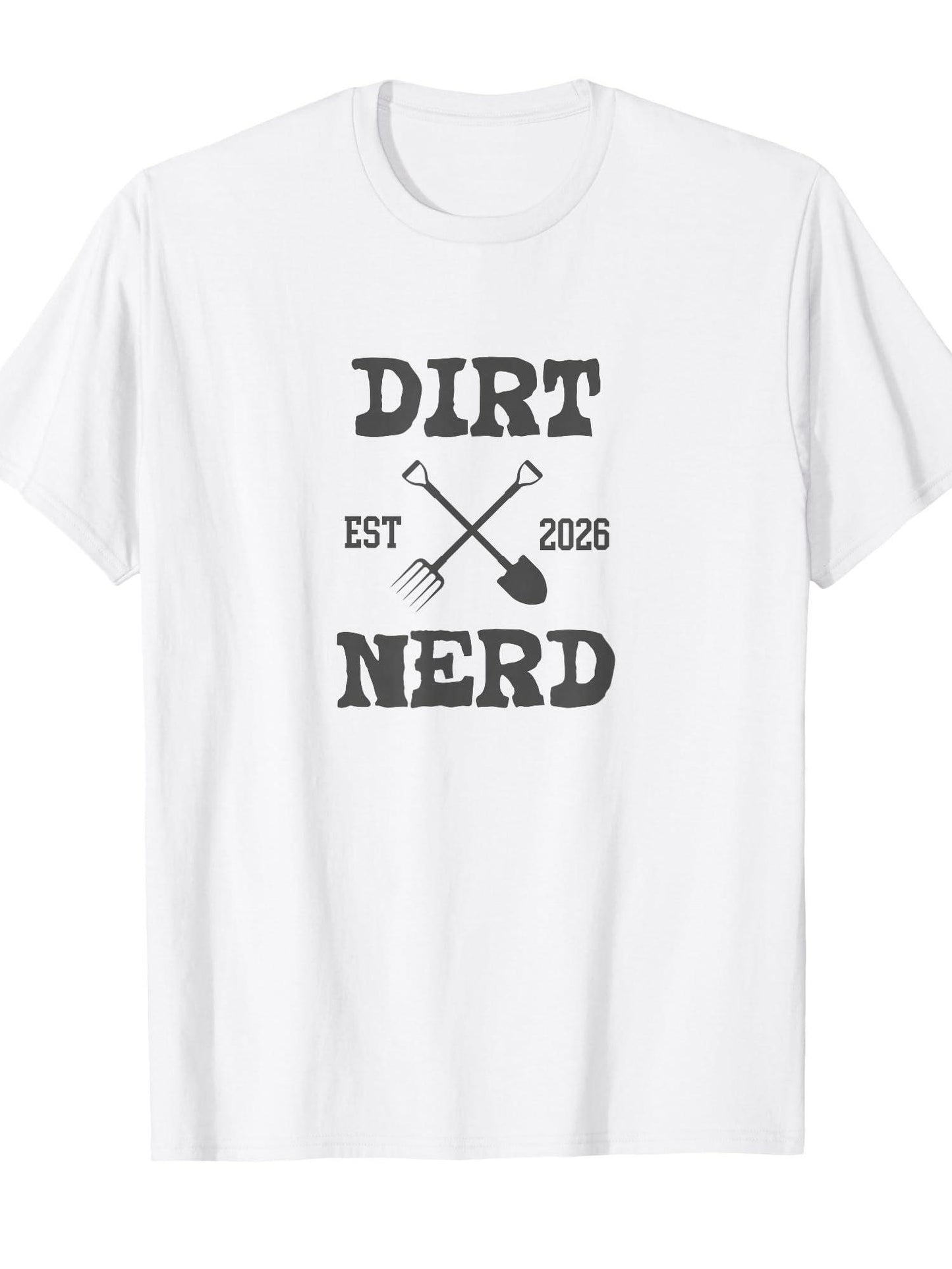 Dirt Nerd Quote - Gardening & Gardener Plant Lover Quotes T-shirt Dirt Nerd 220gsm Cotton Round Neck Short Sleeve Casual Henley Shirt Men T-shirt