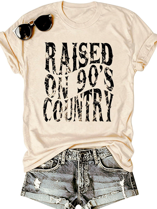 Country Music Shirt Women's Vintage Graphic T-shirts Boho Flowers Tees Cute Summer Tshirt Casual Short Sleeve T Shirt Orange County 220gsm Cotton Round Neck Short Sleeve Casual Henley Shirt Men T-shirt