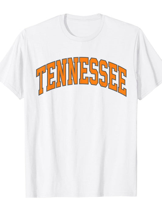 Vintage Tennessee Orange Men Tennessee Women Retro Orange Tn T-shirt Orange County 220gsm Cotton Round Neck Short Sleeve Casual Henley Shirt Men T-shirt