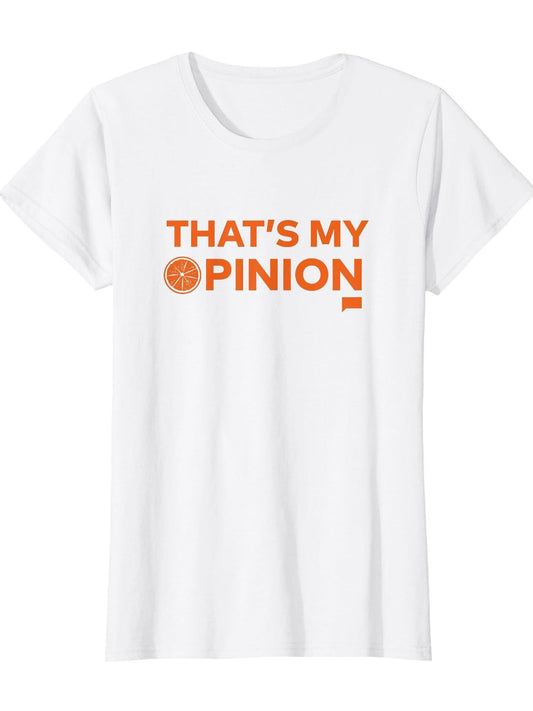 Rhoc That's My Opinion - Officially Licensed T-shirt Orange County 220gsm Cotton Round Neck Short Sleeve Casual Henley Shirt Men T-shirt