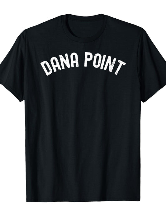 Dana Point California Cali Bear Orange County Retro Vintage T-shirt Orange County 220gsm Cotton Round Neck Short Sleeve Casual Henley Shirt Men T-shirt