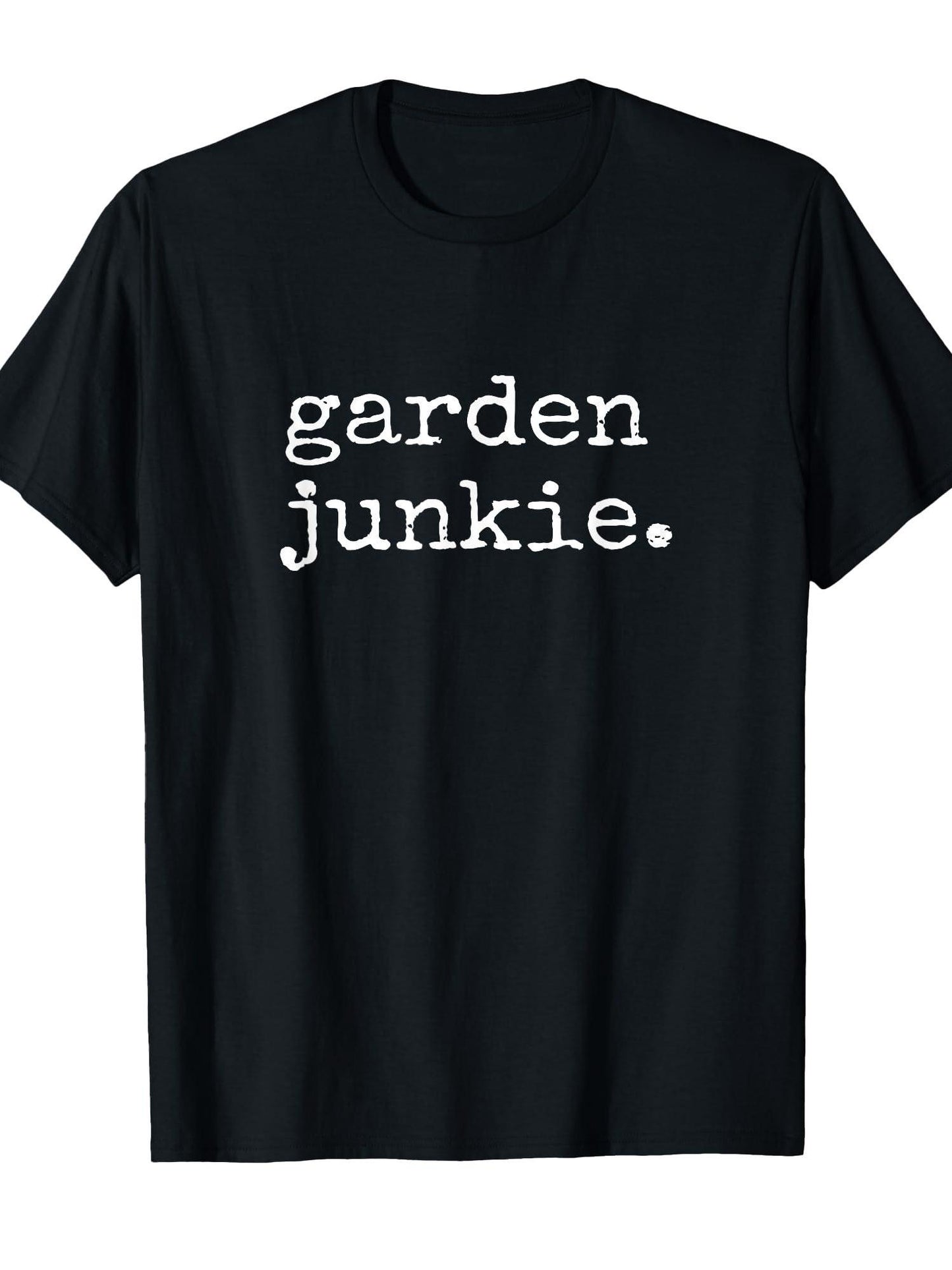 Gardening Shirts Women Men Garden Junkie Gifts For Gardener T-shirt Garden 220gsm Cotton Round Neck Short Sleeve Casual Henley Shirt Men T-shirt