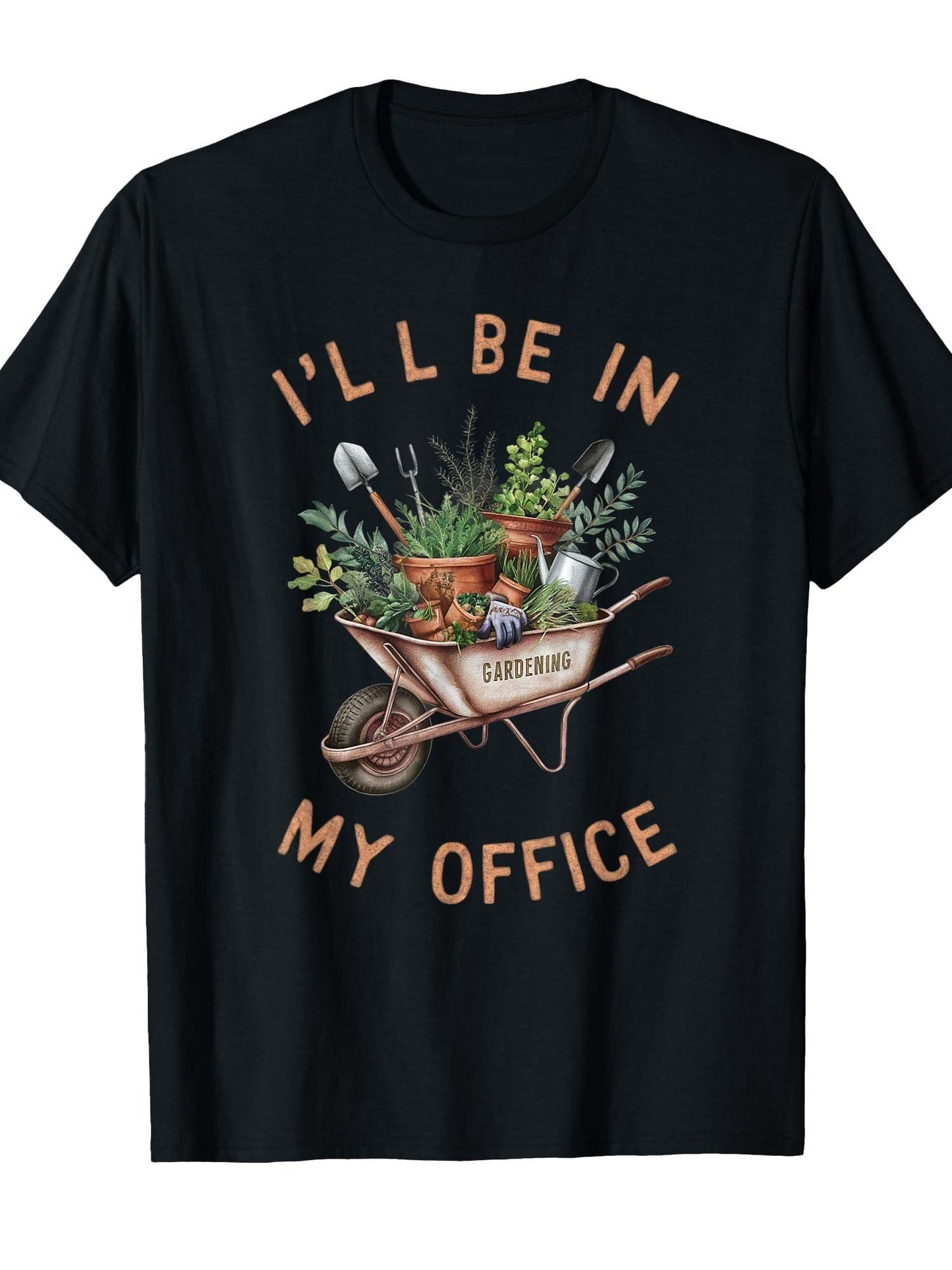 Gardening Funny Gardener Plant Garden Life Farmer T-shirt Garden 220gsm Cotton Round Neck Short Sleeve Casual Henley Shirt Men T-shirt